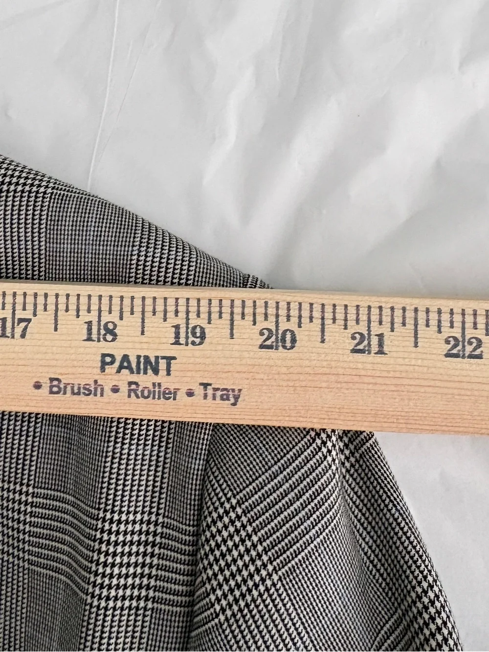 Paul Stuart Stuart’s Choice Gray Glen Plaid Super 120s Wool Blazer 44L